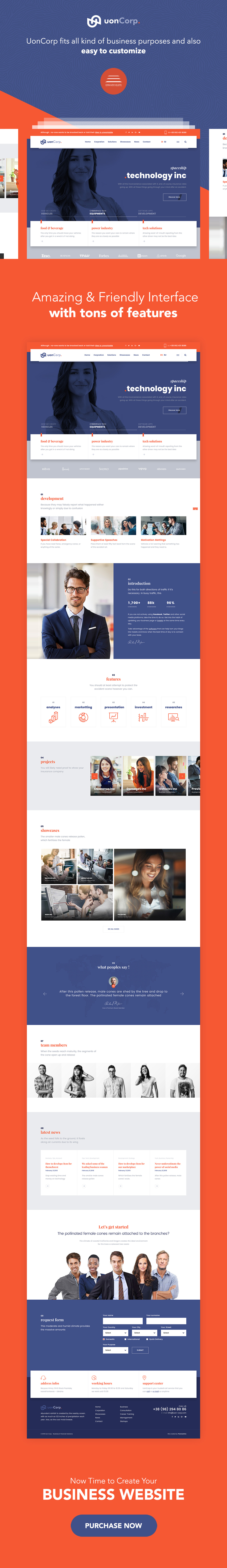Uon Corp | Business Solutions Consulting Companies Theme - 1