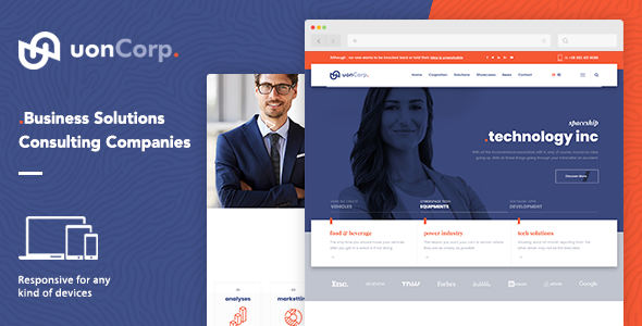 Uon Corp | Business Solutions Consulting Companies HTML Template